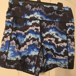 Constantly Varied Gear Blue and Black Athletic Shorts